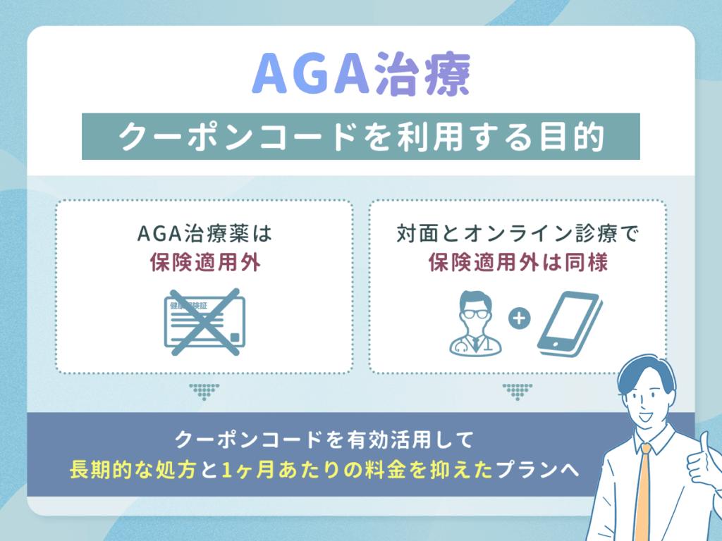 AGAクーポンコード割引のメリット