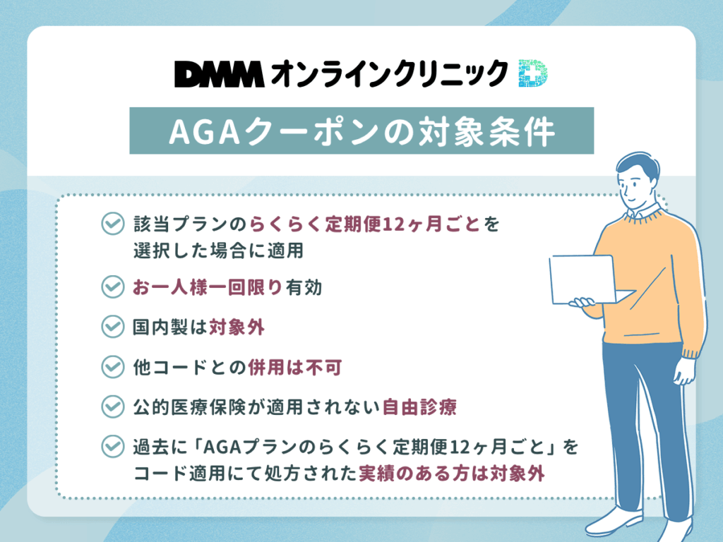 AGAクーポンの対象条件